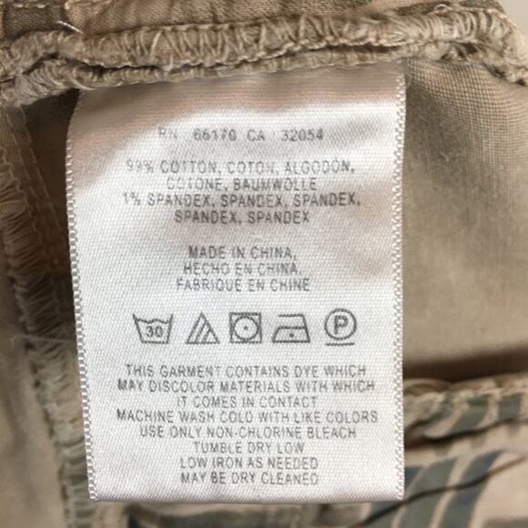 Chino by Anthropologie Distressed Tan Slim Pants 28 - Picture 8 of 9